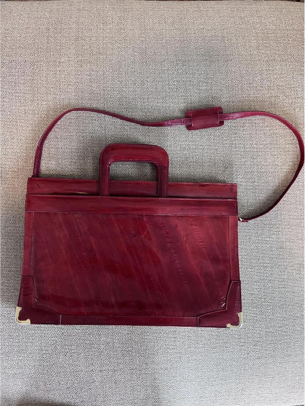 Vintage Genuine Eel Skin Bag